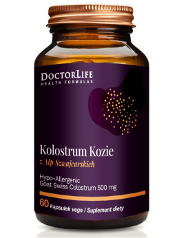 Kolostrum Kozie z Alp Szwajcarskich | 60 kapsułek | DoctorLife